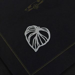 Qty (4) Stainless Steel Leaf Charms for Jewelry Making NIP